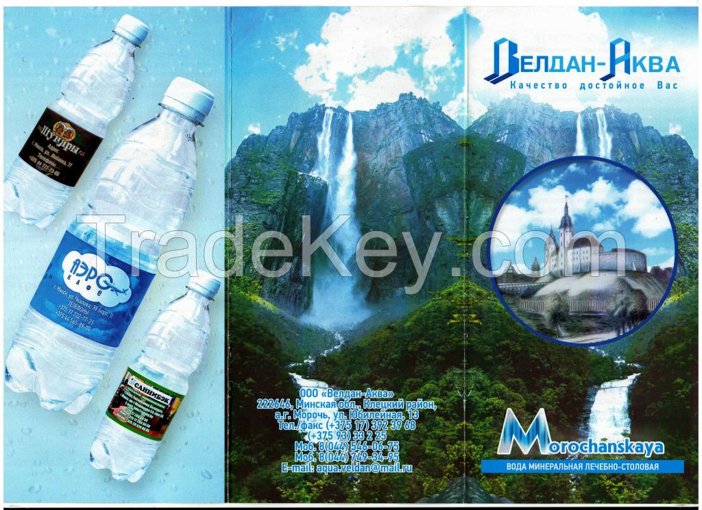 Mineral and drinking water from Belarus