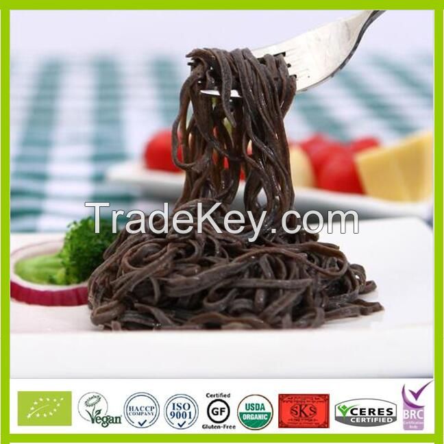 Gluten-free organic black bean pasta instant noodles