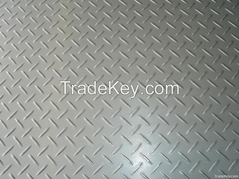  Aluminum/steel hot rolled checkered plate 