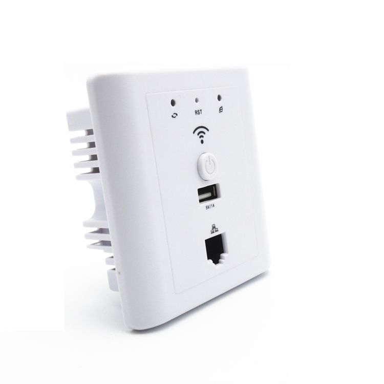 WPL6006 White AC100V-240V power supply popular wifi router access point wireless hotel wall router installation