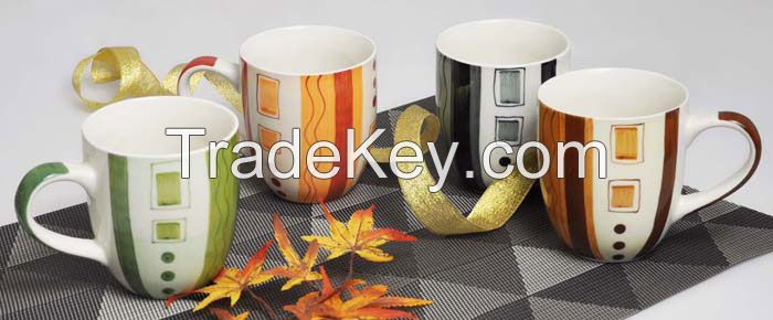 Custom Ceramic coffee Cup and saucer Manufacture