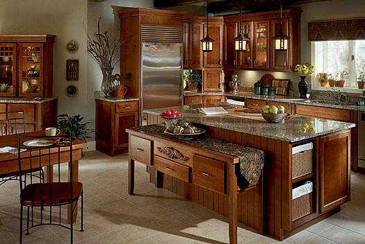 Solid Wood Kitchen Cabinet (Birch) (KC-002)