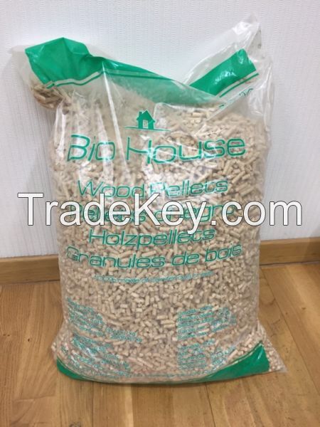 Wood pellets Din plus of the highest quality from Ukraine
