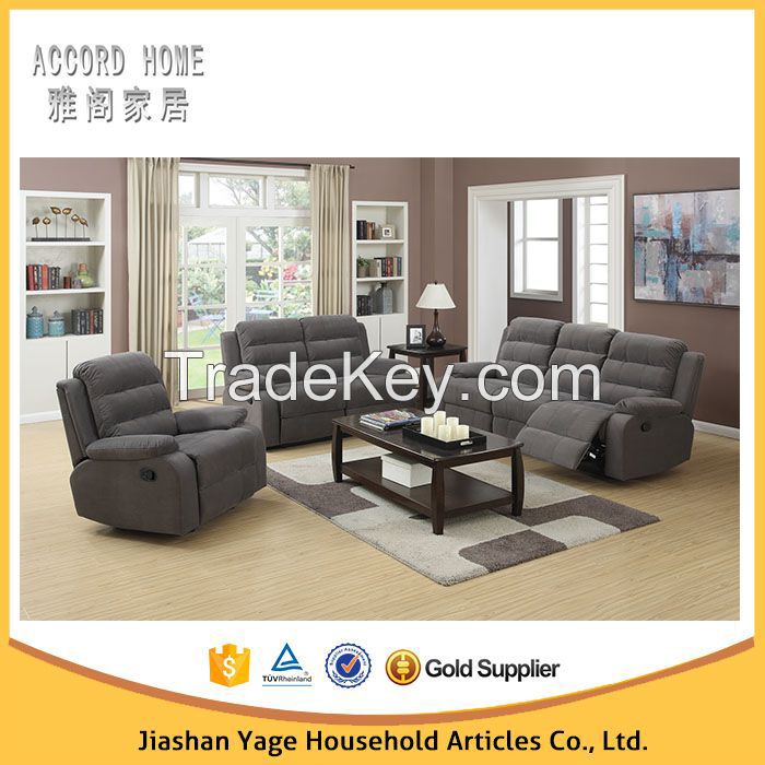 New design living room funiture luxury electric recliner leather sofa