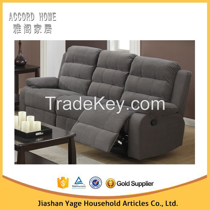 New design living room funiture luxury electric recliner leather sofa