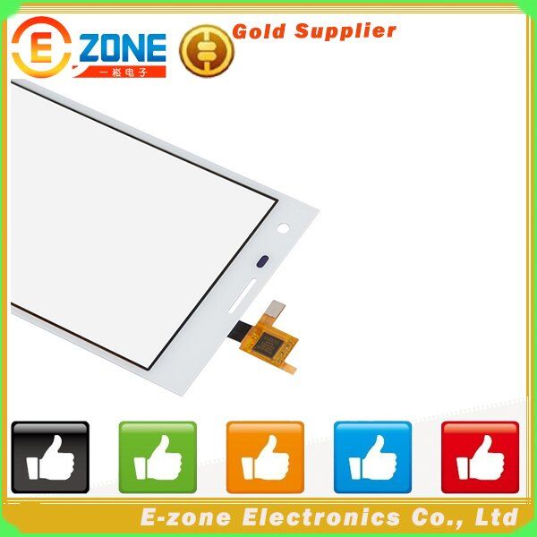 For Cubot S308 Touch Screen Digitizer Panel Lens-White