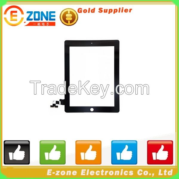 Touch screen digitizer For ipad 2 display module Black White