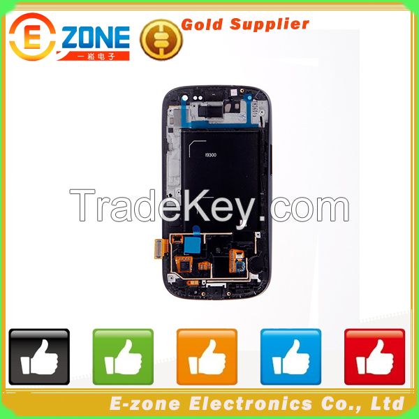 For Samsung Galaxy S3 i9300 LCD Display Touhch digitalizador pantalla-Blue