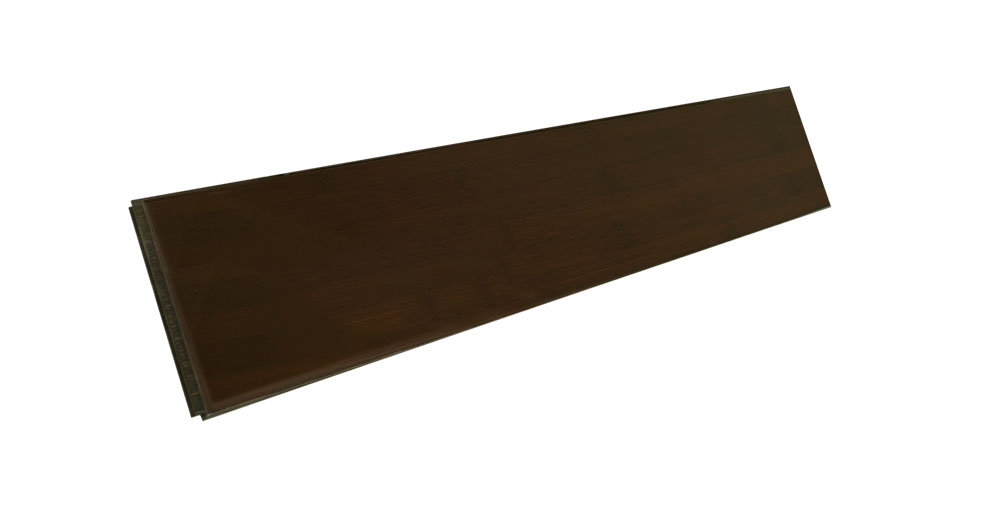 Horizontal  regular node coffe bamboo flooring