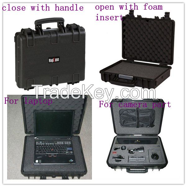 China Factory Water Resistant Pelican Style Plastic Laptop Case, Plastic Computer Case