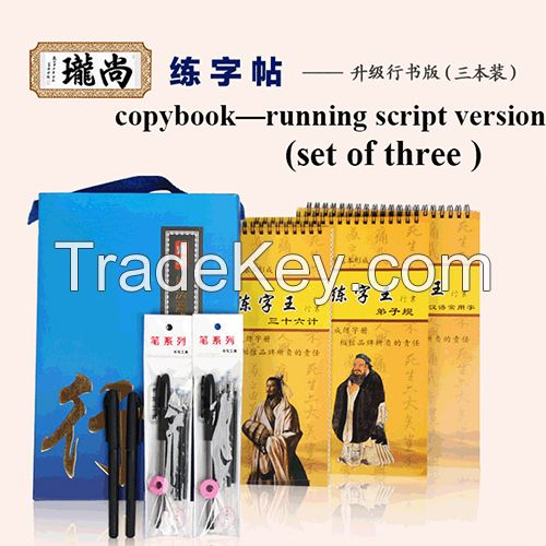 Auto-dryed Chinese copybook practice calligraphy for school supplies