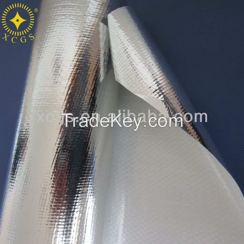 Thin Woven Fabric Aluminum Foil Construction Heat Insulation Material