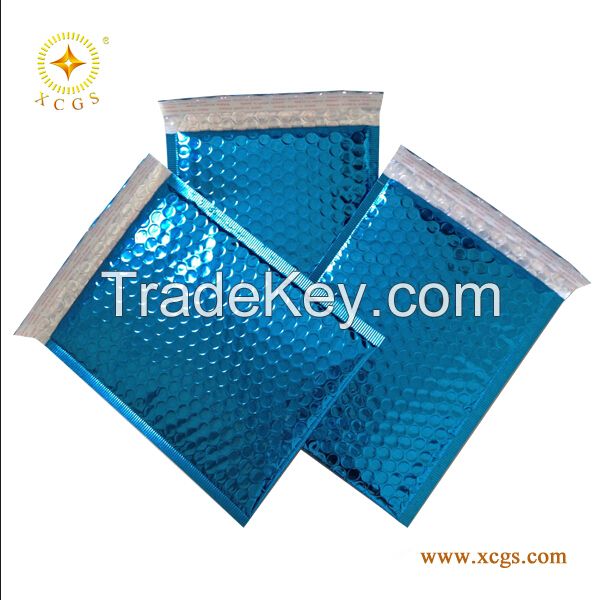 Glamour Customized Metallic Foil Bubble Packaging Bags