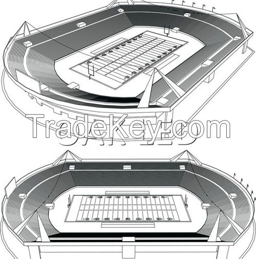 Unique design 210W led court light for Euro ,US market