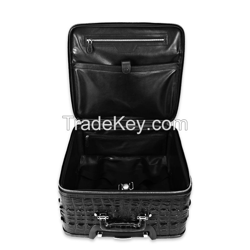 High-end customized genuine leather luggage