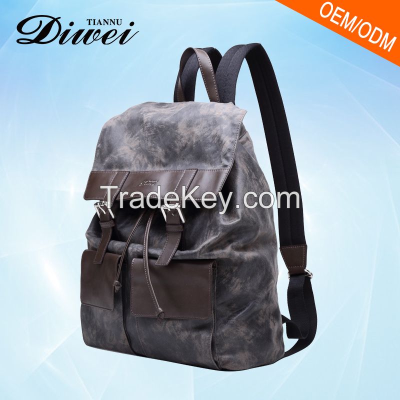 High Qualtiy Leisure Canvas Men Backpack Bag With A Factory Price