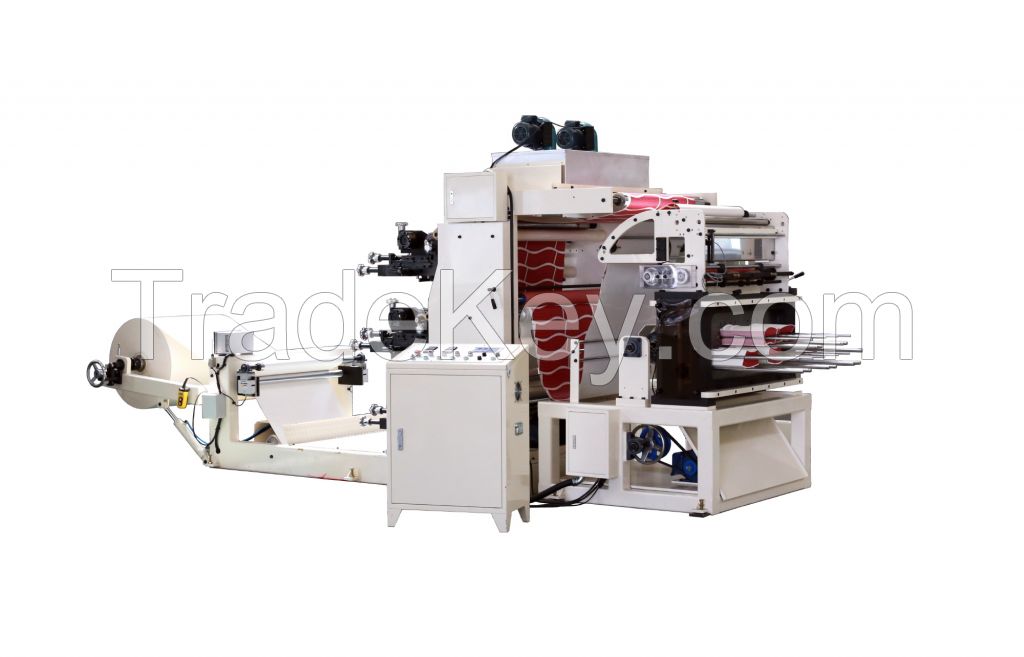 Flexo printing and punching machine