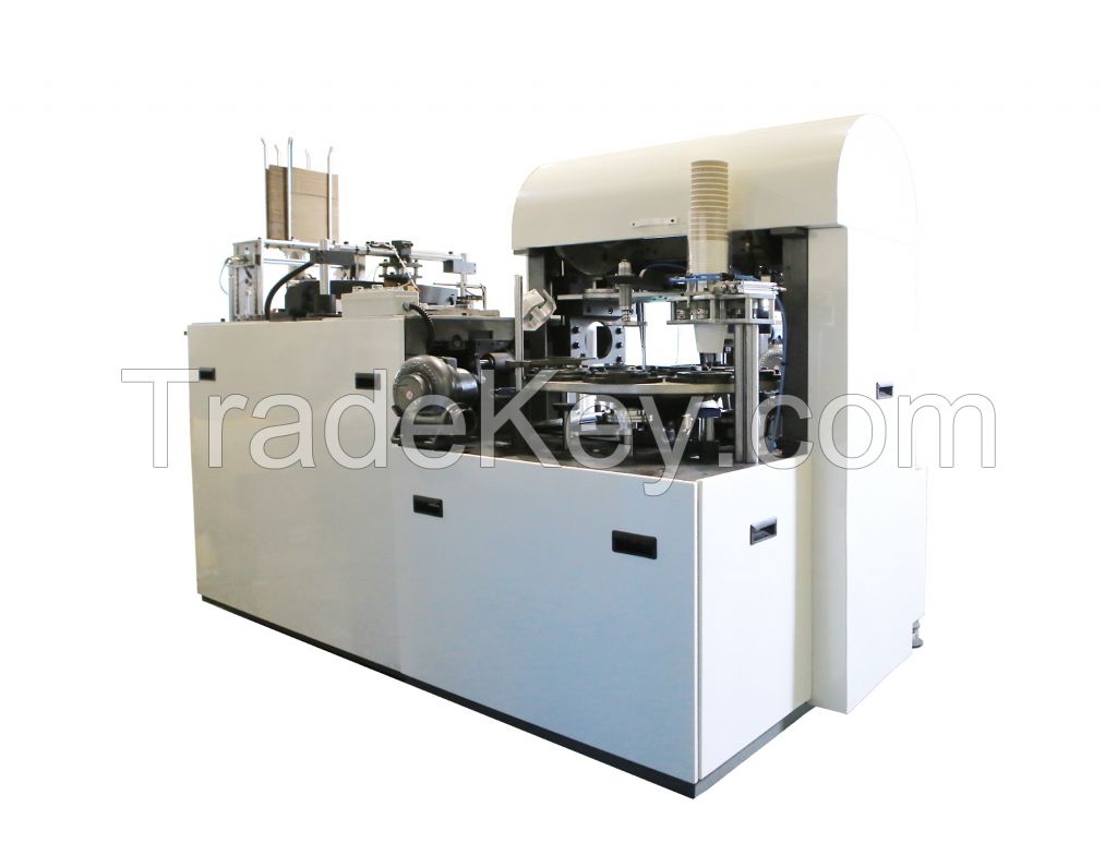 Sleeve paper cup forming machine