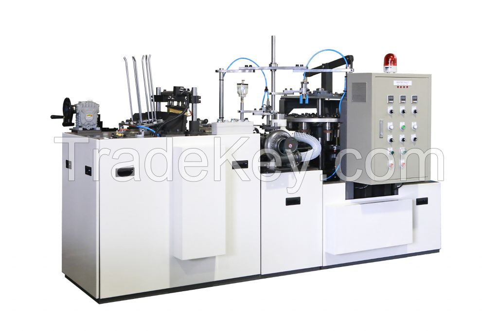 Paper cup forming machine