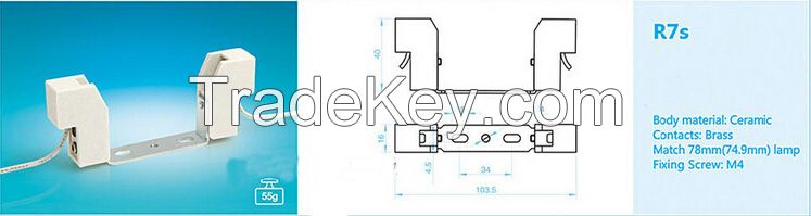 R7S lamp holder