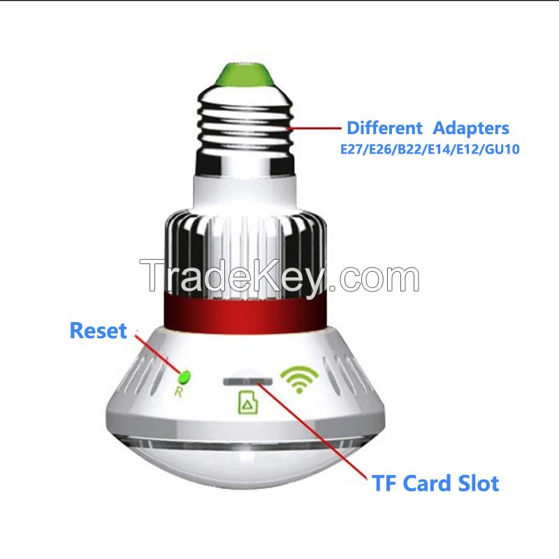 Mini Led Light Bulb Infrared night vision function Camcorder HD Camera