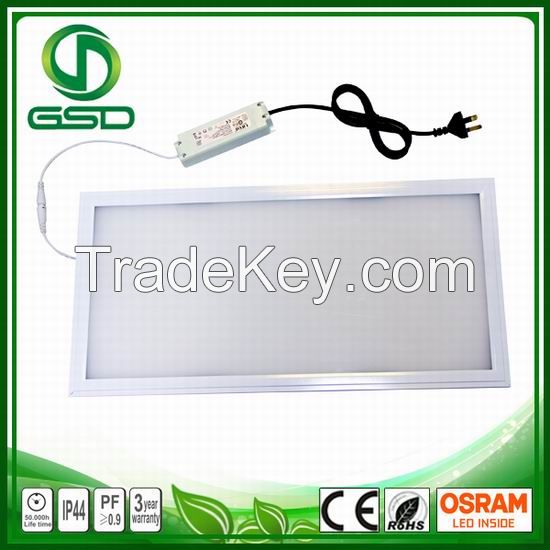 Aluminium profile led panel light 1200*600 72w led panel light