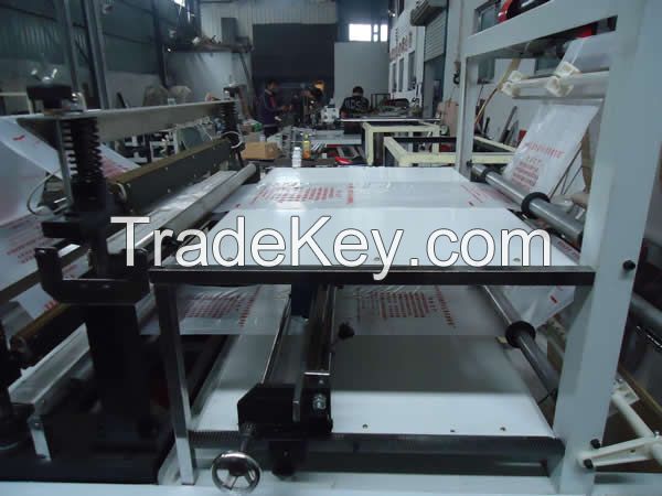 Computer Control High-Speed Double Layer Vest Rolling Plastic Bag-Making Machine