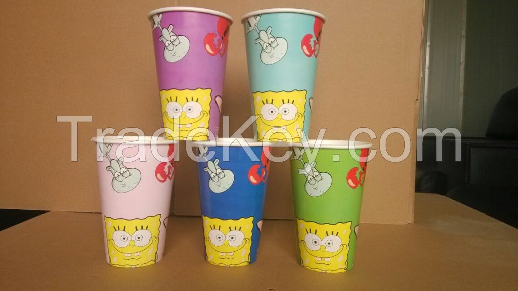 disposable single wall paper cup