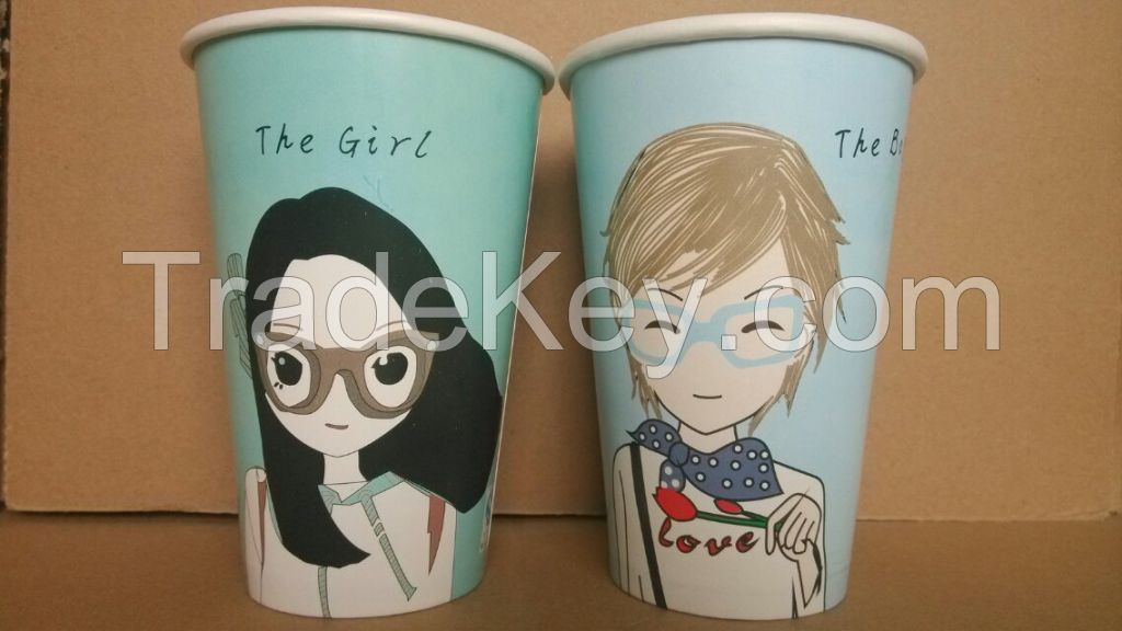 disposable single wall paper cup