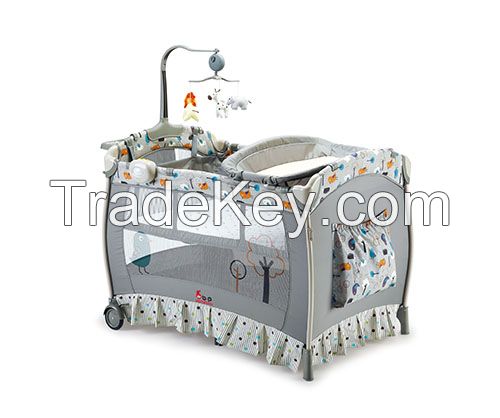 With Mosquito Double Layers Baby Bassinet Baby Cradles And Baby Cribs