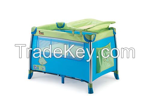 2015new Model European Standard Baby Playpen With Wheels And Canopy Luxury Baby Folding Playpen