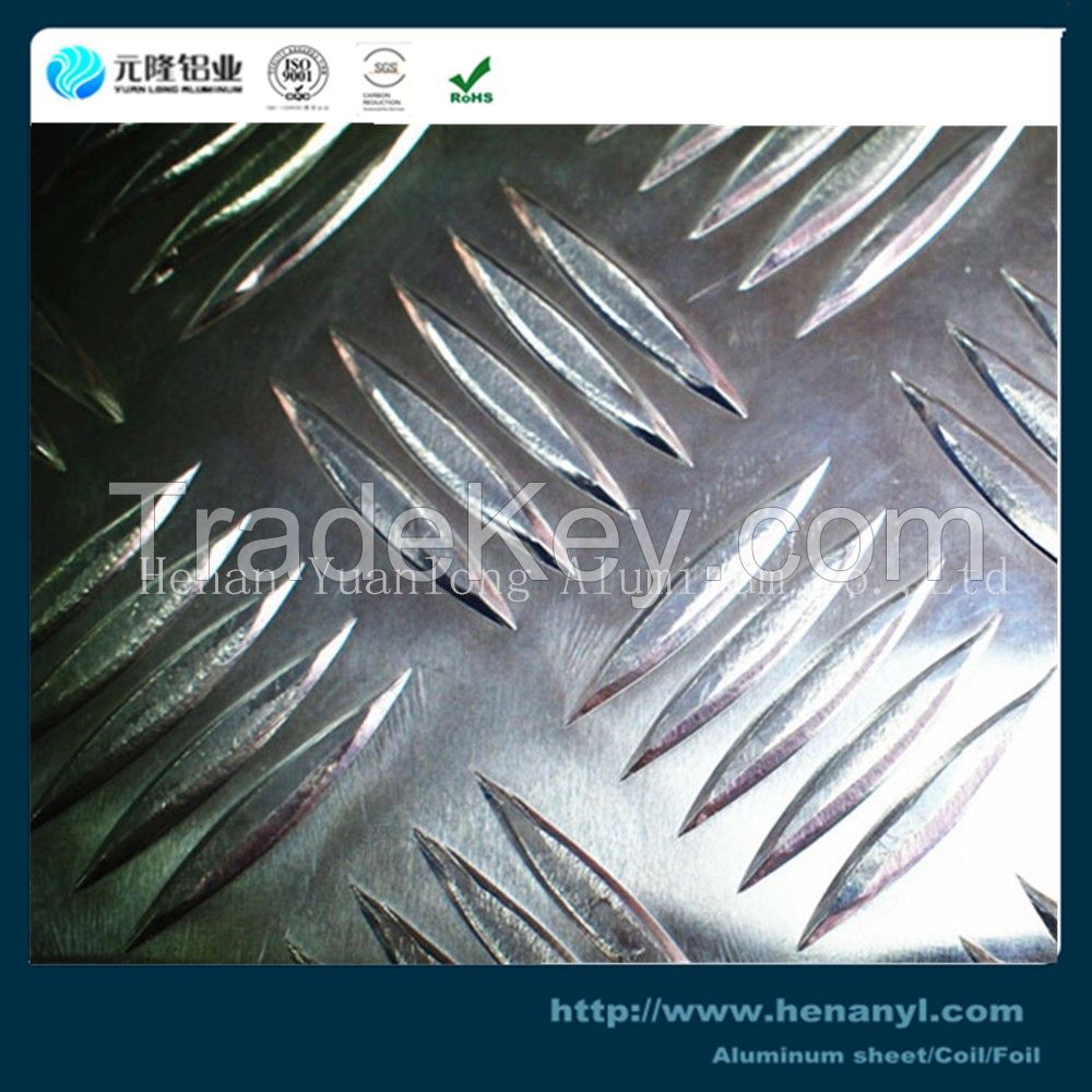 5052 aluminum diamond plate decorative diamond plate