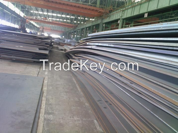 HSLA steel plate ASTM A588 Grade D/ Grade E/ Grade F