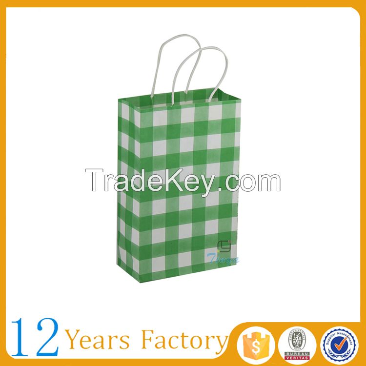 Tinya white kraft decorative small diy paper bag