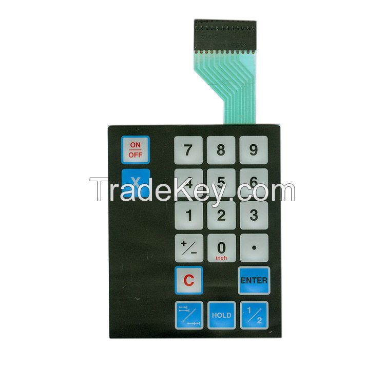 4x4 Matrix 16 Key Membrane Switch Oem High Quality Membrane Switch