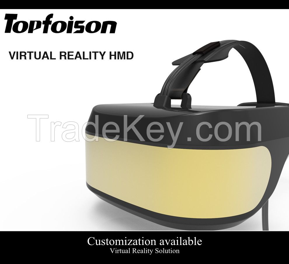 high tech vr 3d virtual reality helmet with 1440P resolution