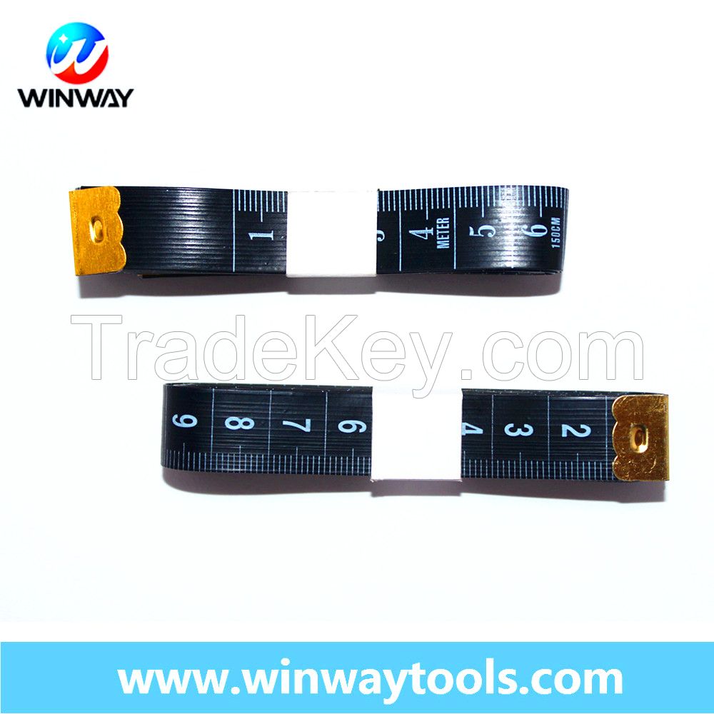 Chinese Manufacturer fiber glass tailor measuring tape / 150cm & 60'' length 2.0cm width / without any logo