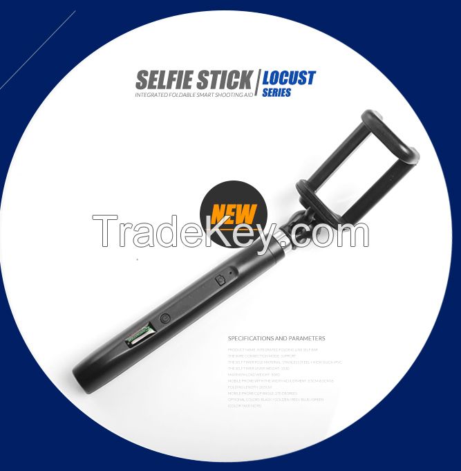 2015 popular selfie stick D11-2 selfie sticks with Bluetooth shutter