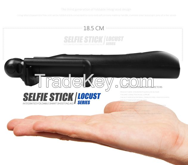 2015 popular selfie stick D11-2 selfie sticks with Bluetooth shutter