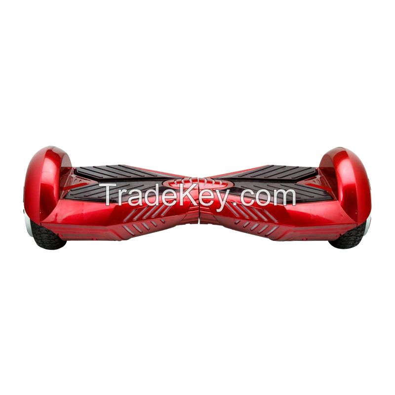 Hot CE approval Lithium battery two wheels self balance scooter with LED lights red color