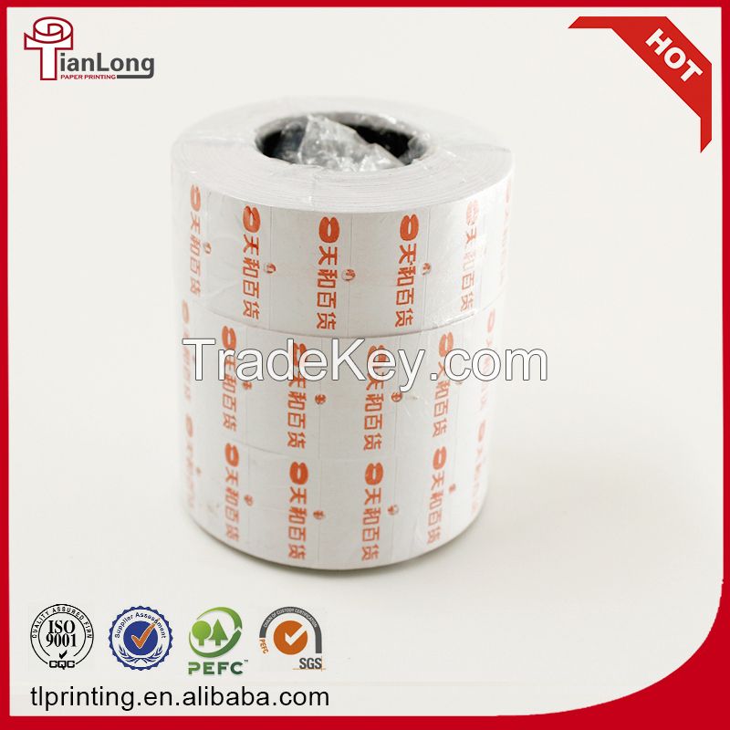 Full color printed label roll sticker