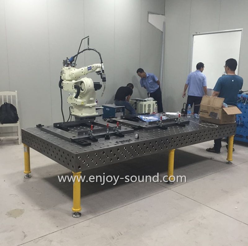 3D Welding Table/1.5m x 1.5m/Steel/System 28/ Jig Welding Table