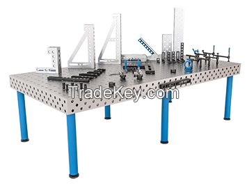 3d welding table clamping system