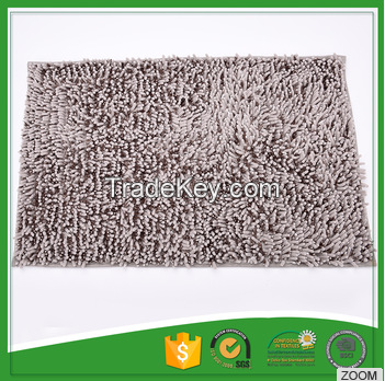 Chenille bathroom mats non slip/luxury bathroom mats