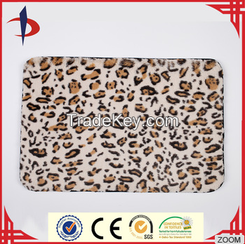 Leopard Printed Cool And Wild Style Sponge Floor Mat