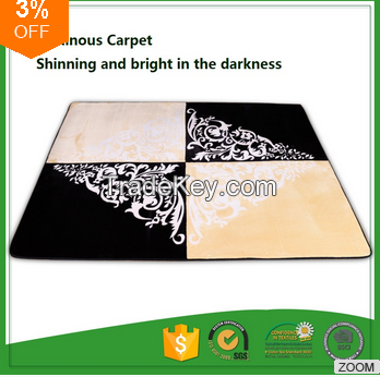 100% Polyester Luminous Living Room Floor Rugs Carpet