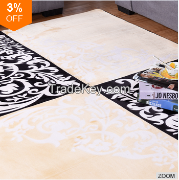 100% Polyester Luminous Living Room Floor Rugs Carpet