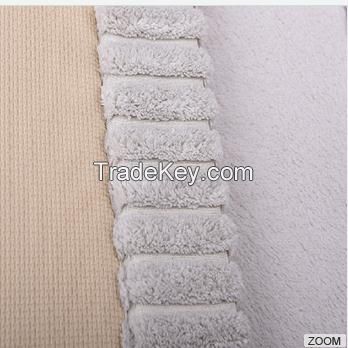 Rubber backing non slip bath mat with customized design