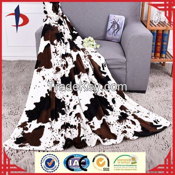 Quality printed animal design coral fleece blanket