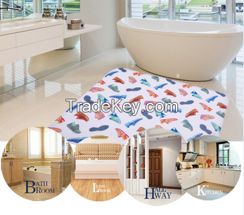 High quality  cotton waffle weave bath mat